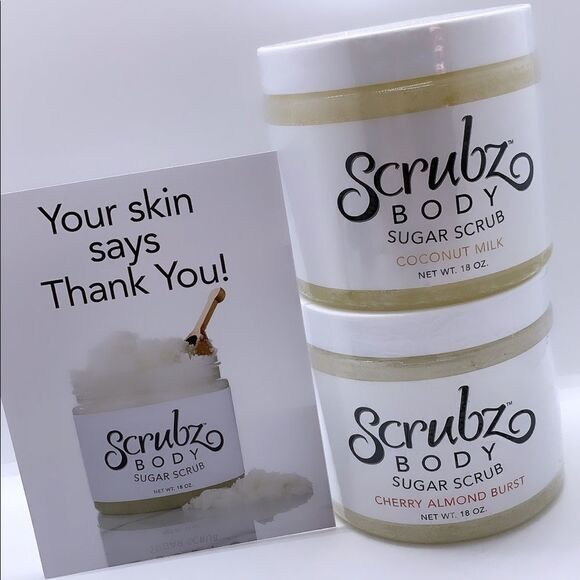 NWT Scrubz Body Sugar Scrub Duo